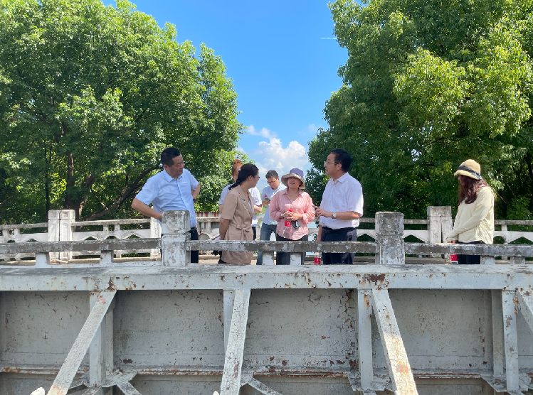 大坝中心水闸处党支部赴江苏开展水闸降等与报废情况调研